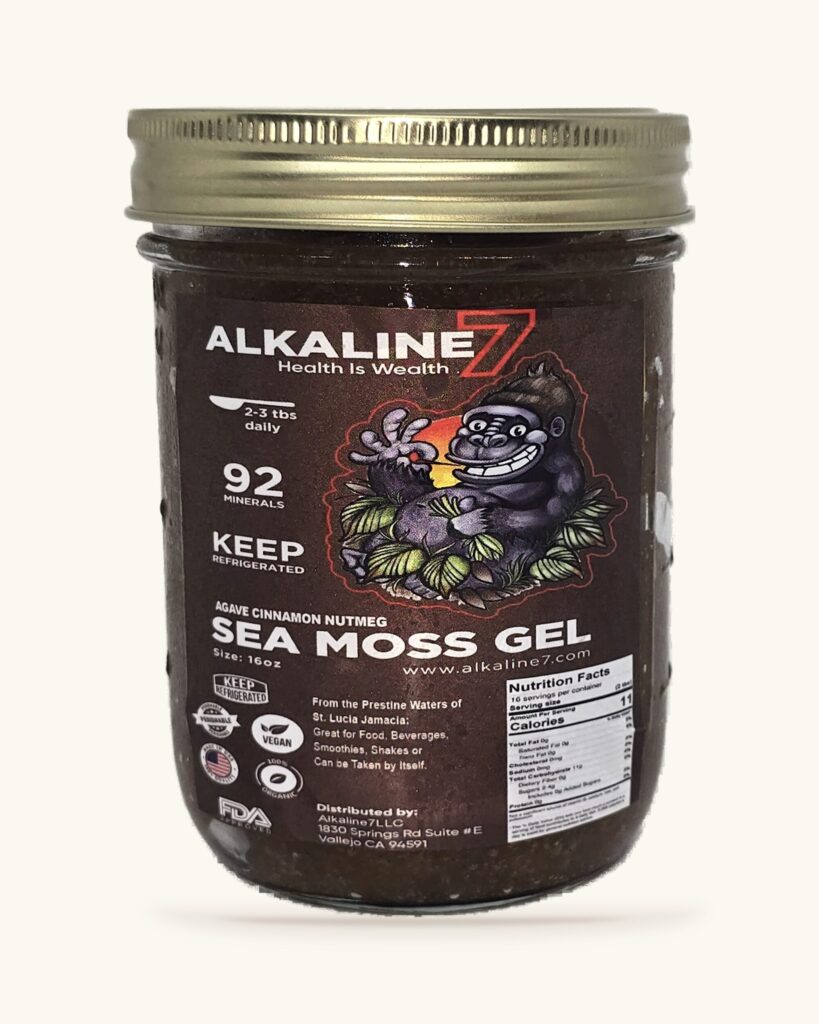 Sea Moss, Agave, Cinnamon & Nutmeg