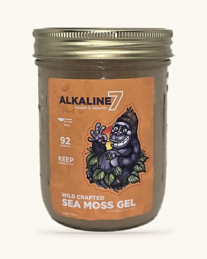 Alkaline7 Wild Crafted Sea Moss Gel 16oz jar