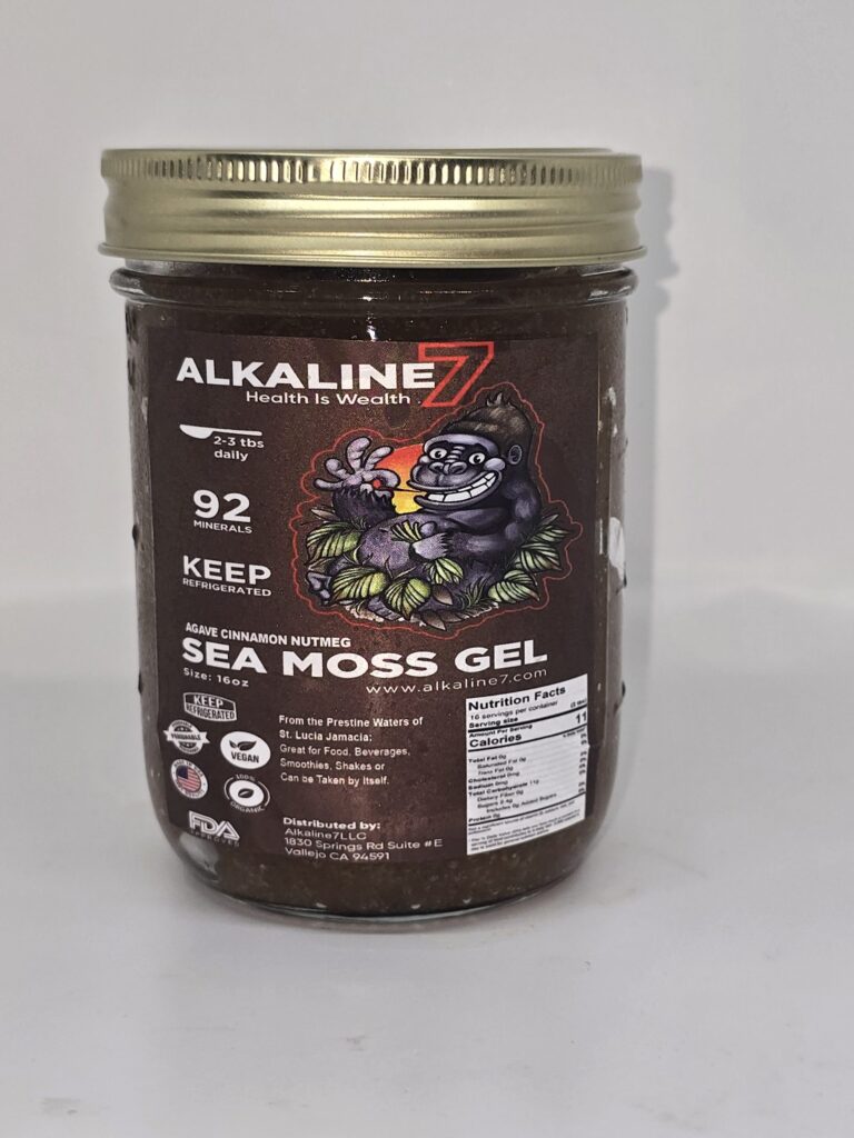 Sea Moss, Agave, Cinnamon & Nutmeg